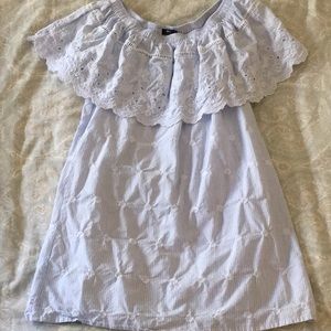 Off the shoulder tunic top